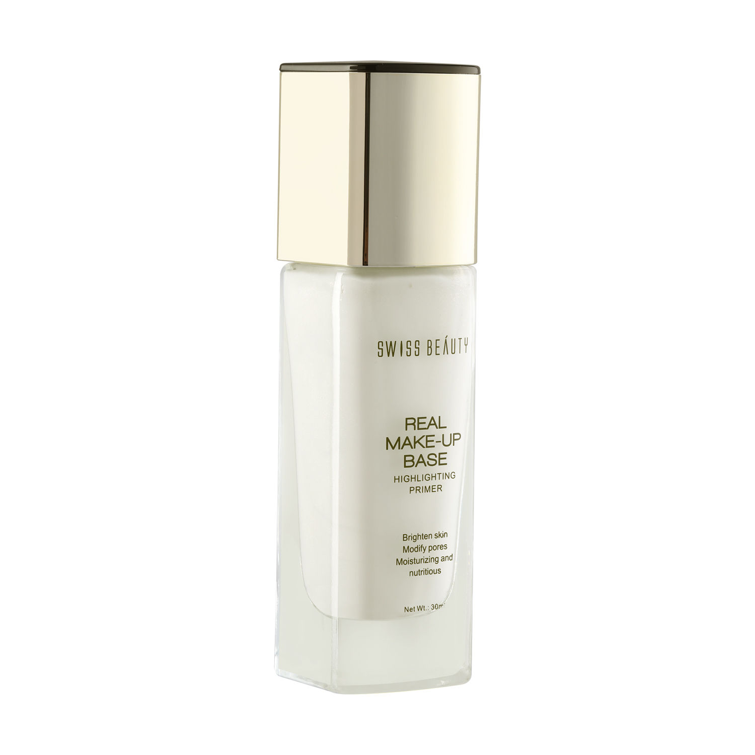 Swiss Beauty Real Make-Up Base Highlighting Primer - 02 Golden Tint ...