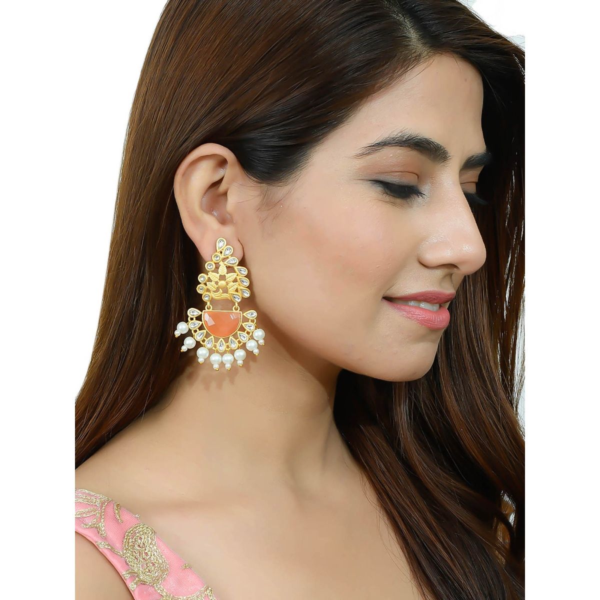 Silvermerc Designs Gold Brass Earrings Buy Silvermerc Designs Gold