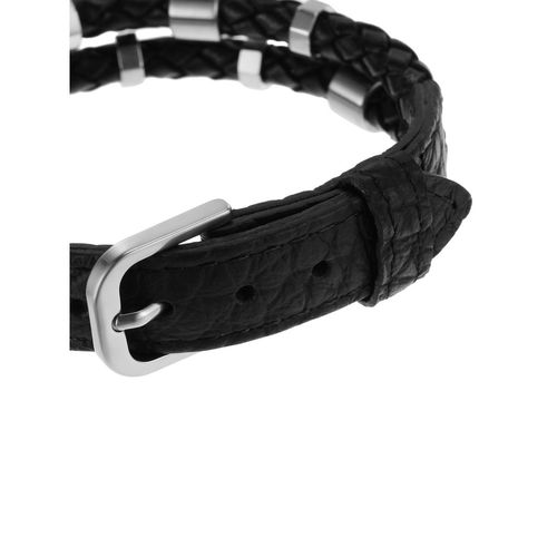Buy Fossil Jewelry Black Bracelet JF04473040 Online