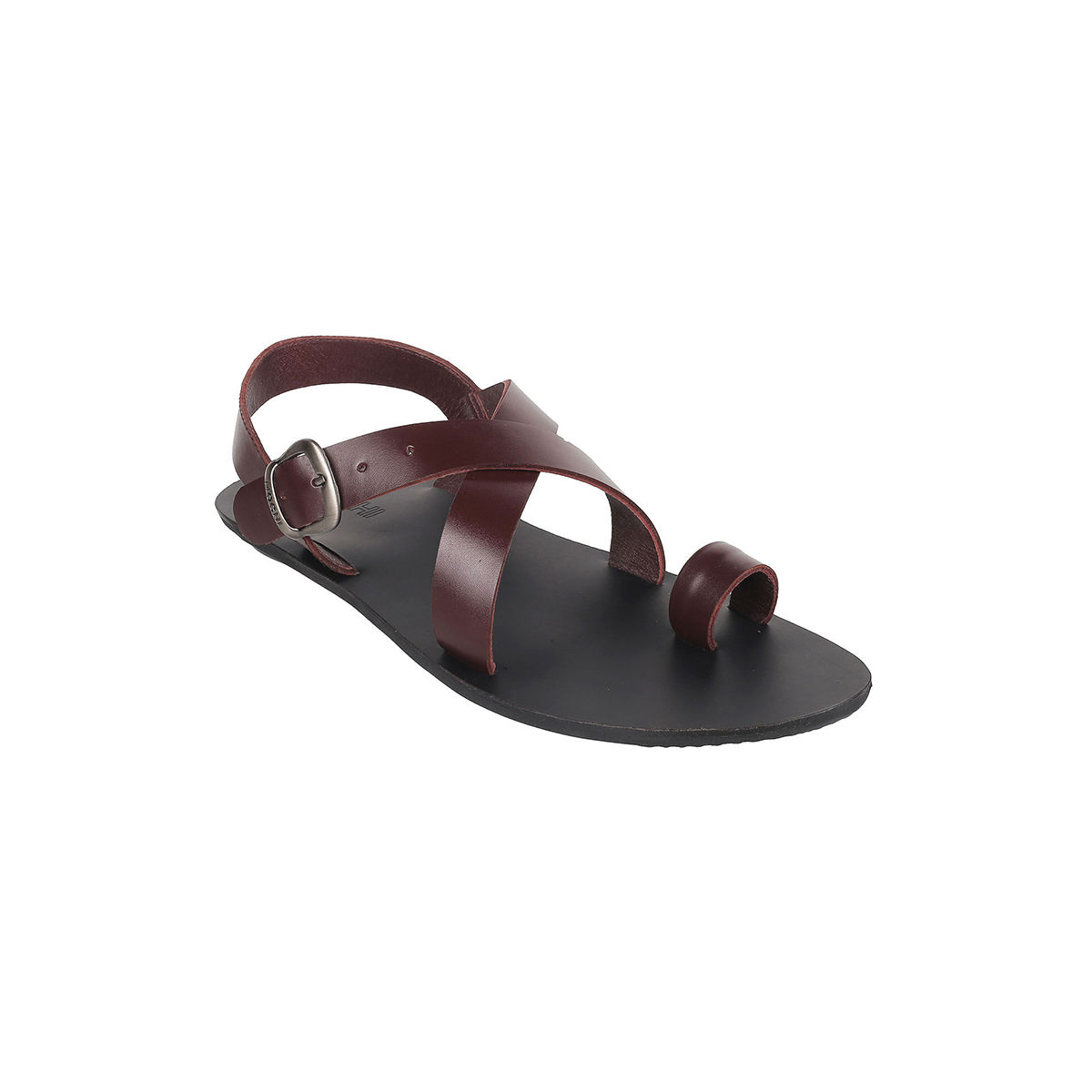 Mochi Solid Brown Sandals: Buy Mochi 