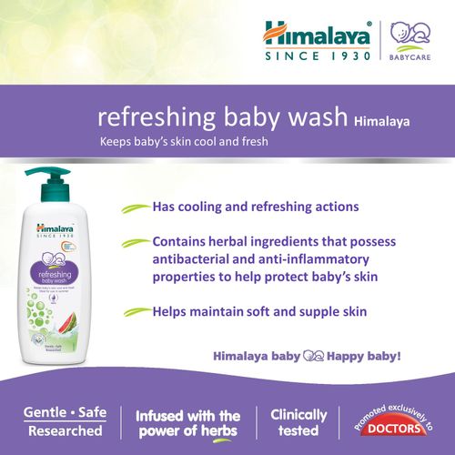 Himalaya Refreshing Baby Wash Buy Himalaya Refreshing Baby Wash Online At Best Price In India Nykaa
