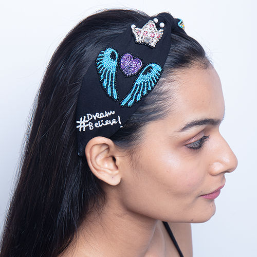 Shopella Betty Cooper In Black Jersey With Embroidery Unicorn
