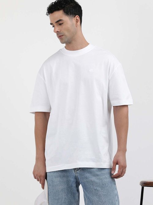 Calvin Klein White Oversized Fit T-Shirt