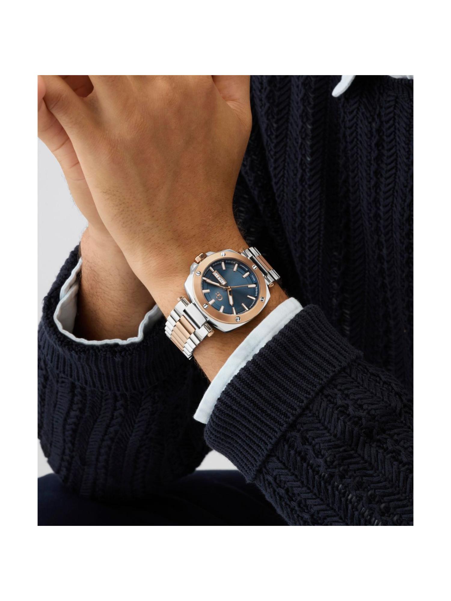 Buy GC Collection Square 44Mm Blue Dial Analog Men Watch (Z78002G7