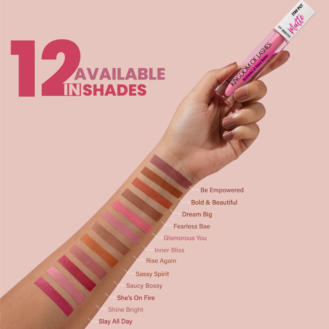 Buy Kingdom Of Lashes Stay Put Matte Liquid Lipstick Online