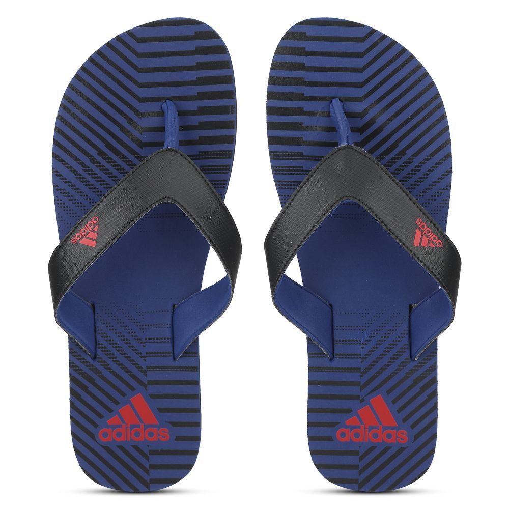 adidas beach print flip flops