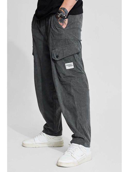 Baggy Cargo Pants Grey Corduroy Vans Vans Service Cargo Fudge