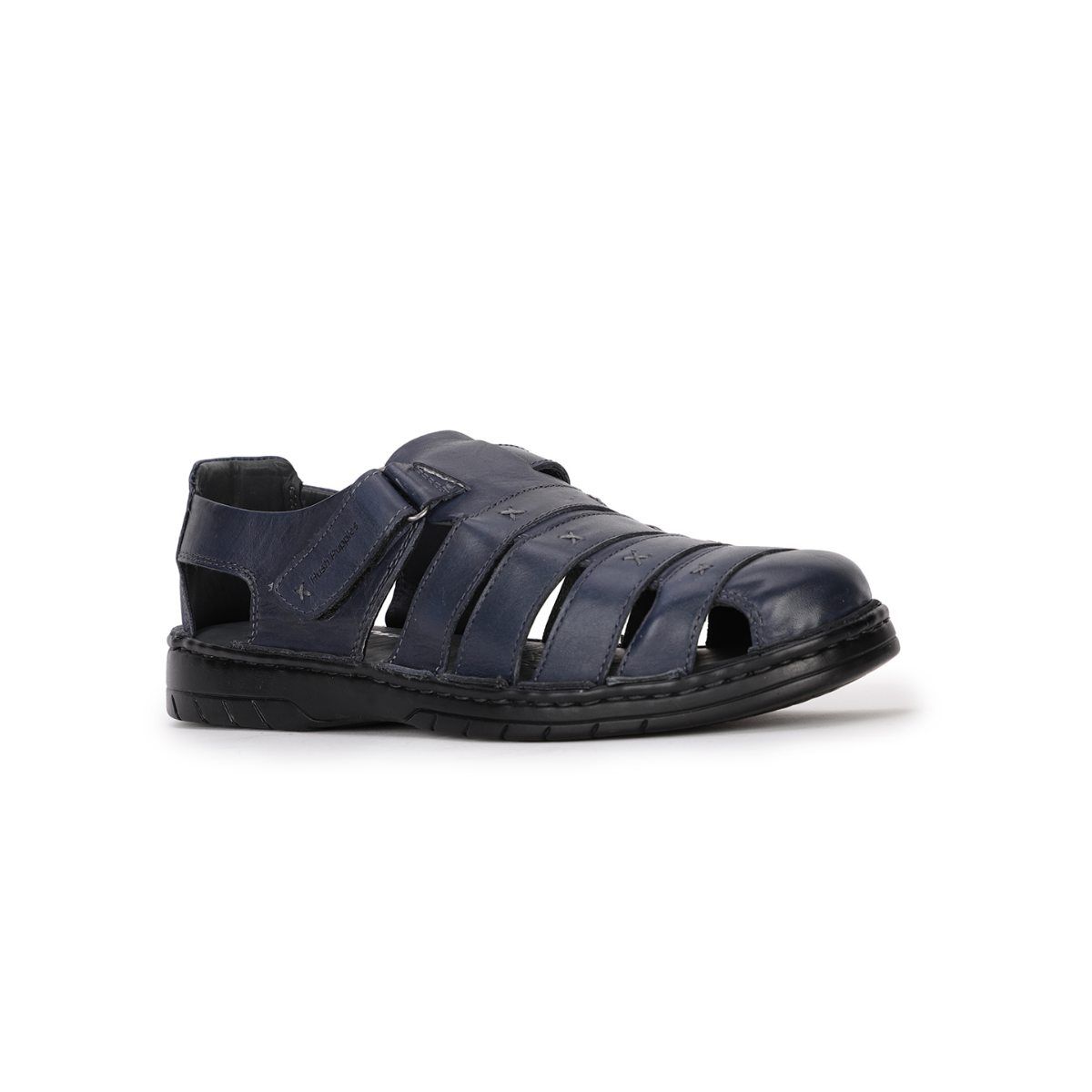 Hush Puppies Solid Blue Sandals