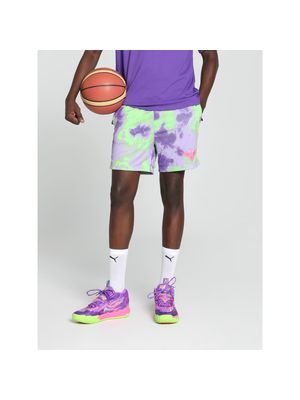 Puma Melo X Toxic Aop I Mens Purple Shorts