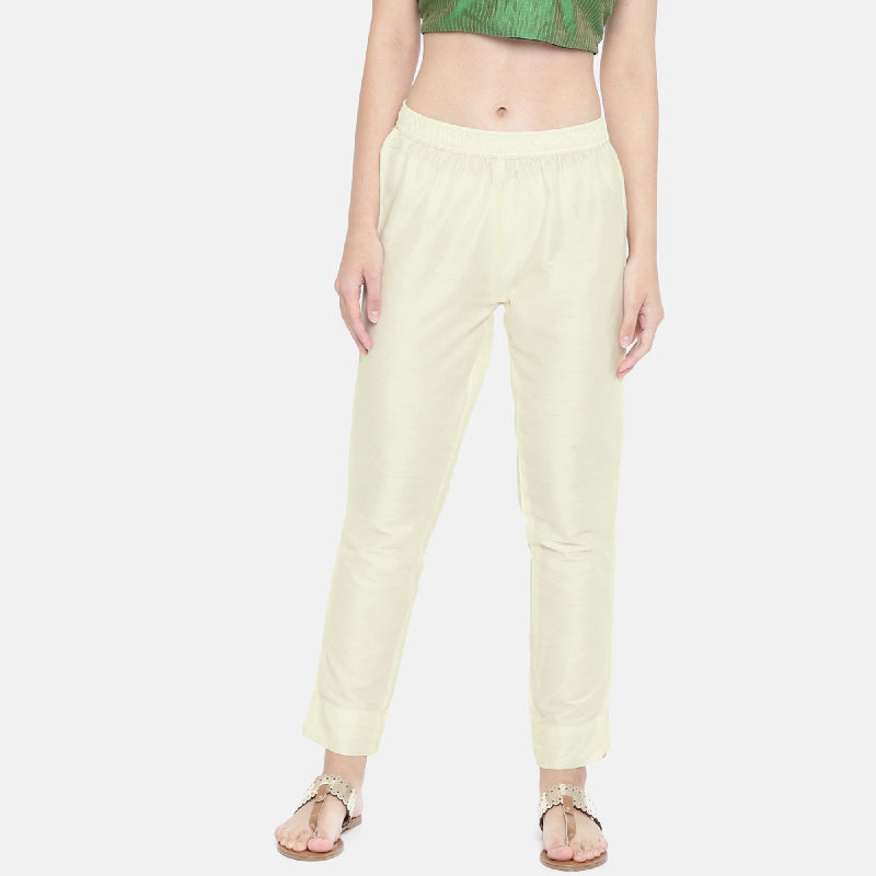 GO COLORS Metallic Pant M (Beige) in Bangalore at best price by Go Colors -  Justdial