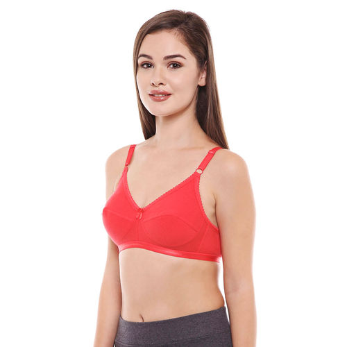 Buy BODYCARE Women's Cotton Solid Color Full Coverage Pack of 4