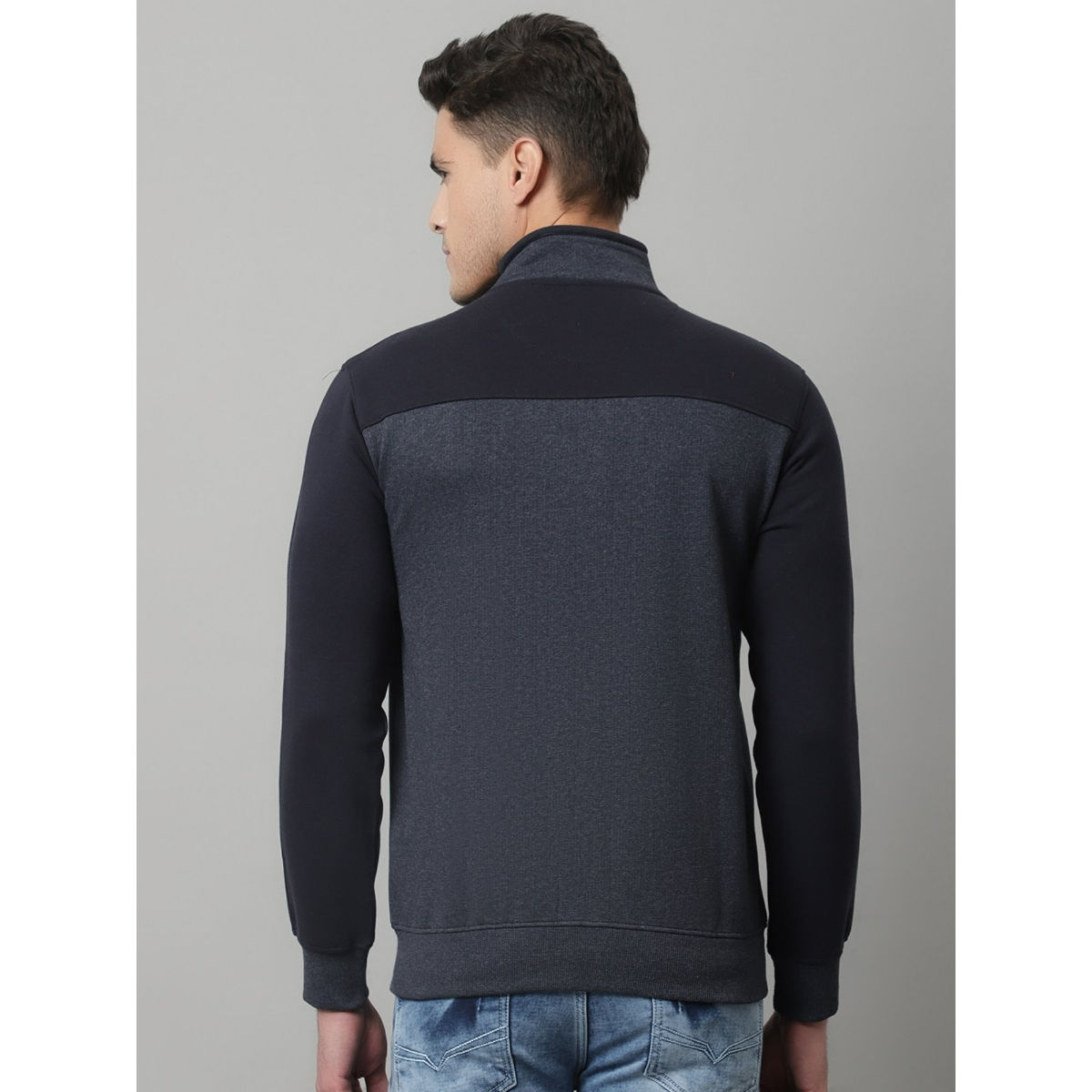 Buy Cantabil Men Navy Sweatshirt Online