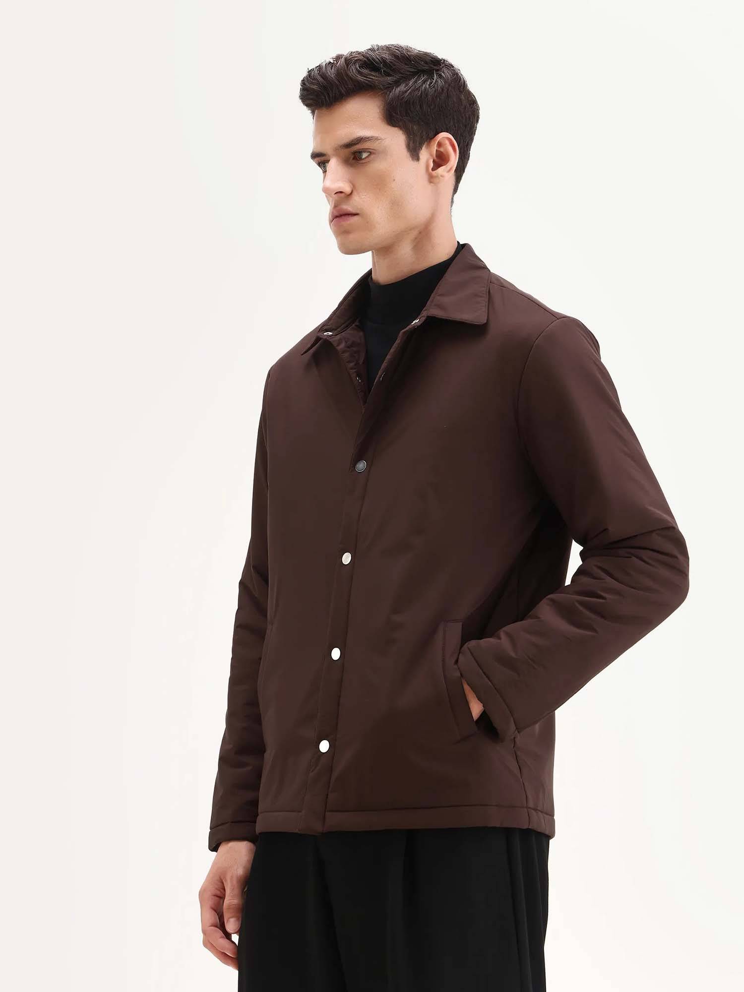 Buy Rare Rabbit Polyester Snap Button Closure Jacket Online