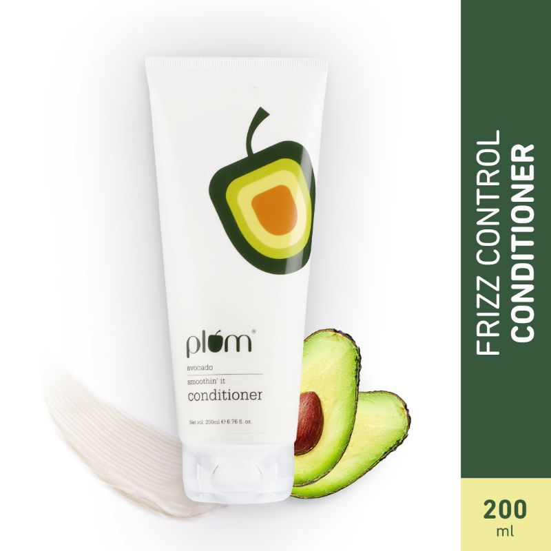 Plum Avocado Smoothin' It Sulphate Free & Paraben Free Conditioner With Almond Oil For Smooth Hair