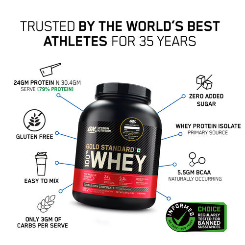 Buy Optimum Nutrition (ON) Gold Standard 100% Whey Protein Powder - Vanilla  Ice Cream Online