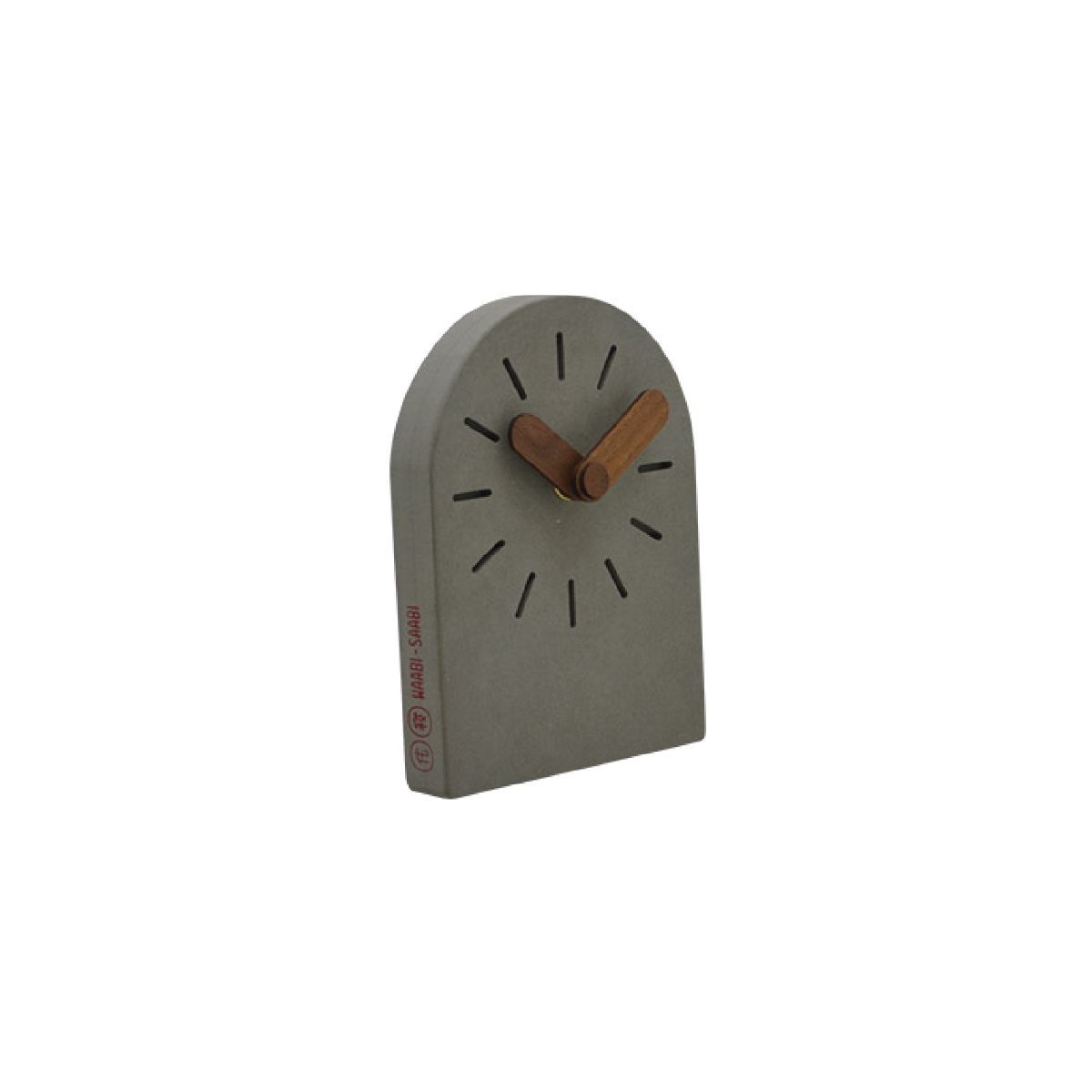 WAABISAABI Wooden Table Clock Grey Toyo Buy WAABISAABI Wooden