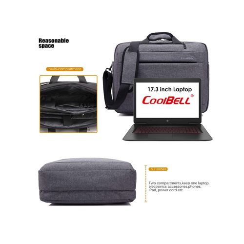 Coolbell Convertible Backpack Messenger Bag Shoulder Bag Coolbell