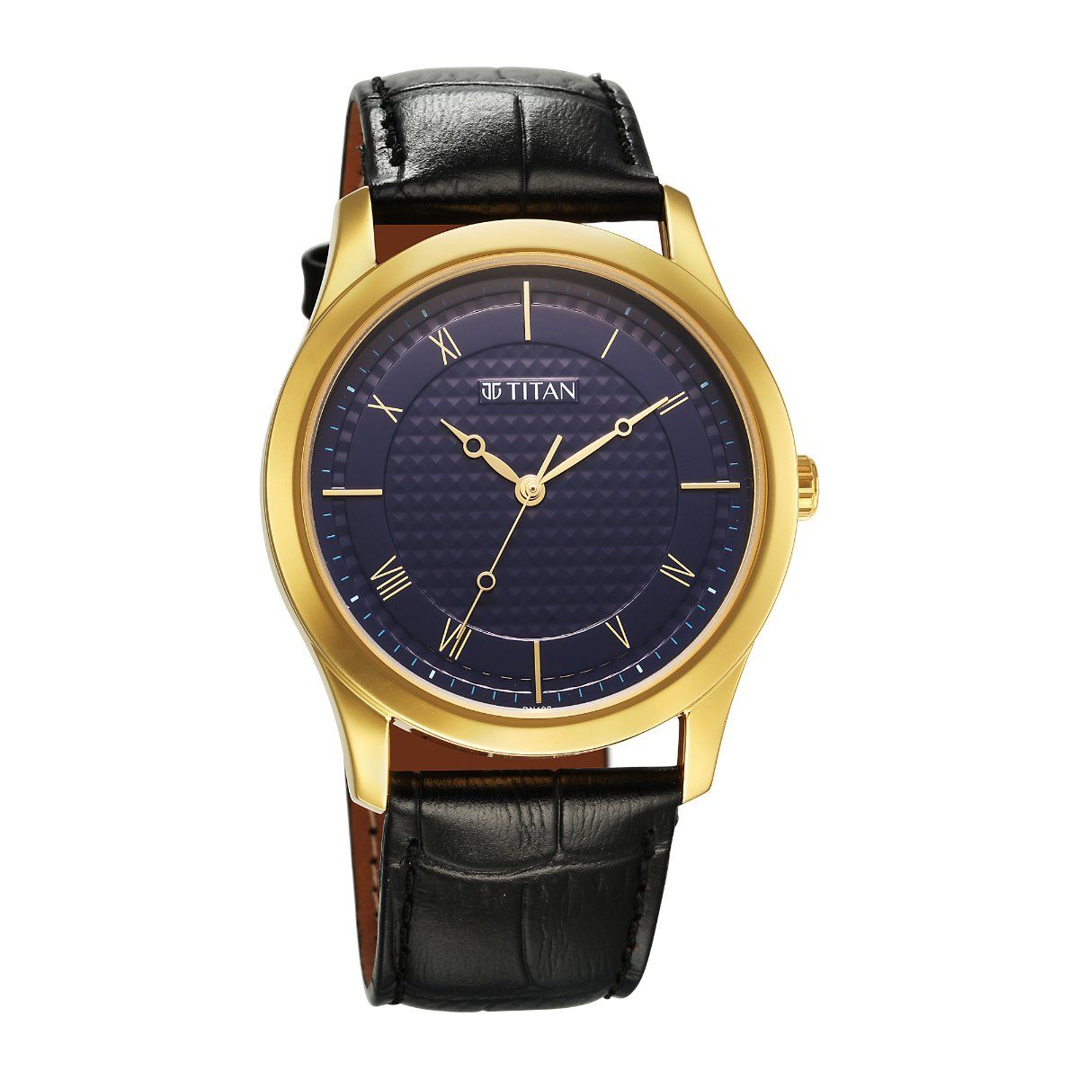 Buy Titan Gents Karishma Blue Dial Analog Watch for Men 1823Yl02 Online
