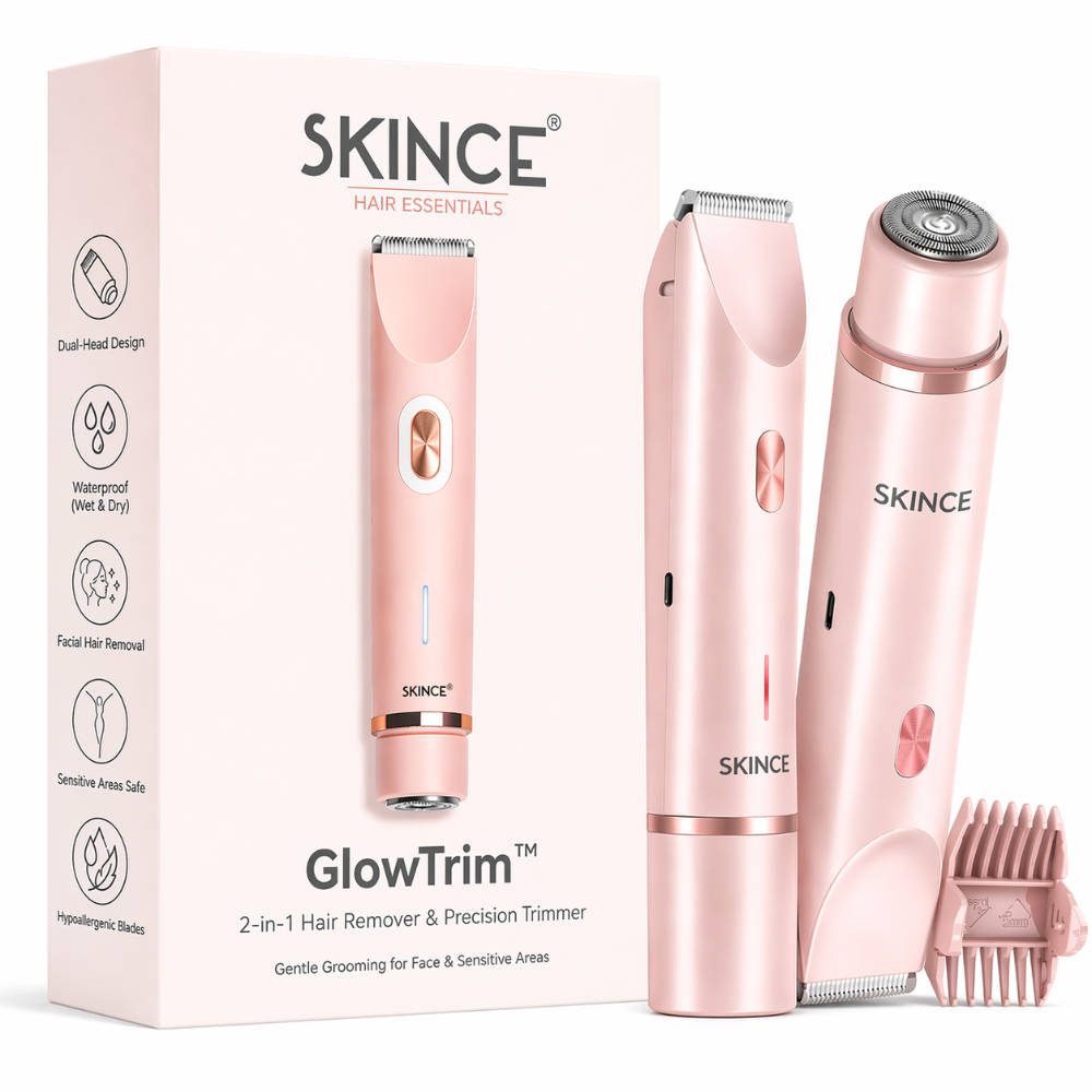 SKINCE Glow Trimmer 2 In 1 Face And Body Hair Remover