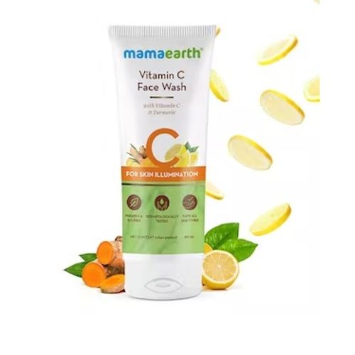 Mamaearth Vitamin C Face Wash With Vitamin C And Turmeric For Skin Illumination