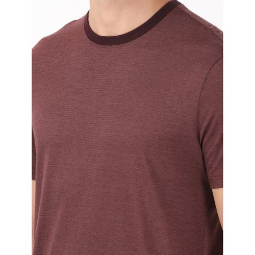 Buy Jockey Im20 Mens Micro Modal & Combed Cotton Blend Round Neck Half Sleeve  T-shirt Purple Online