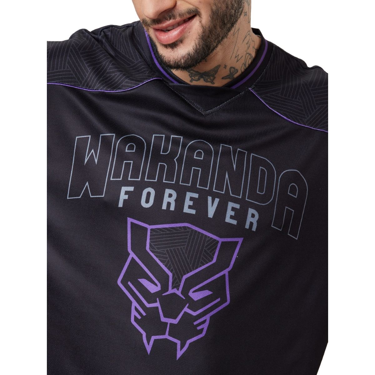 The Souled Store Black Panther Wakanda Forever Oversized Jerseys For ...