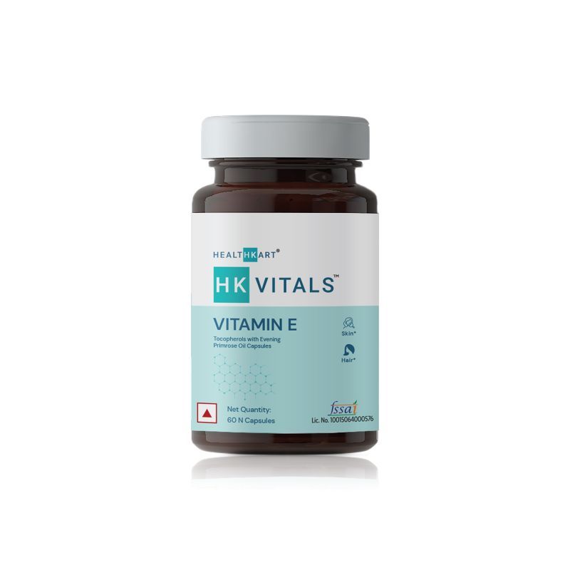 HealthKart Hk Vitals Vitamin E, 60 Capsules And 90 Biotin Tablets