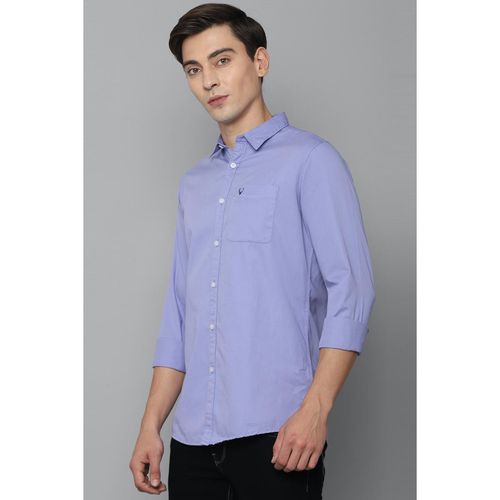 allen solly purple shirt