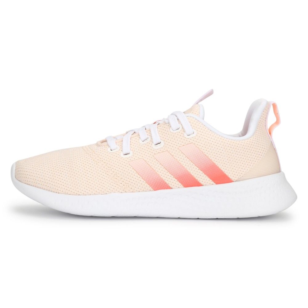 tan adidas running shoes