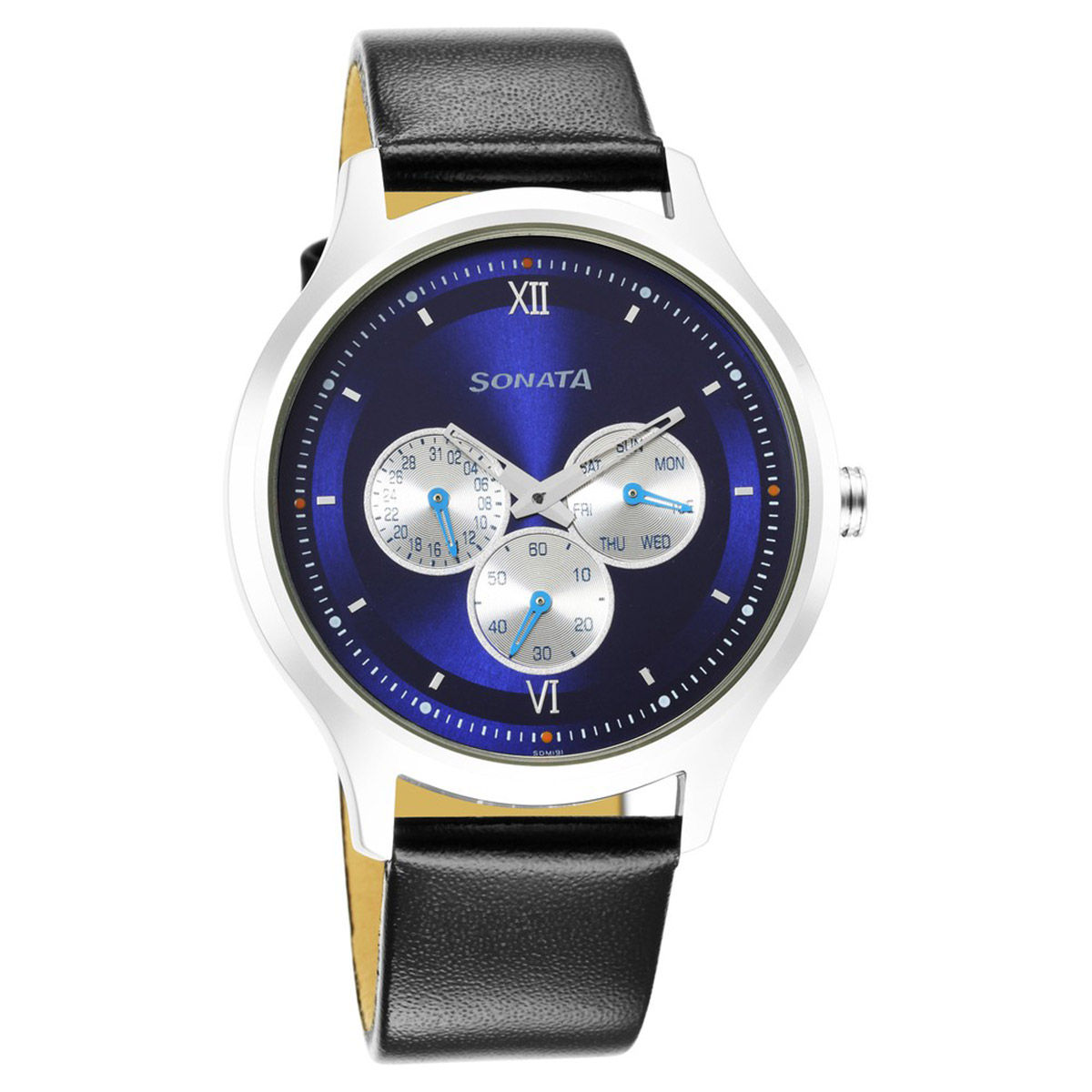 Sonata IAF 7140SL03 Blue Dial Analog watch for Men