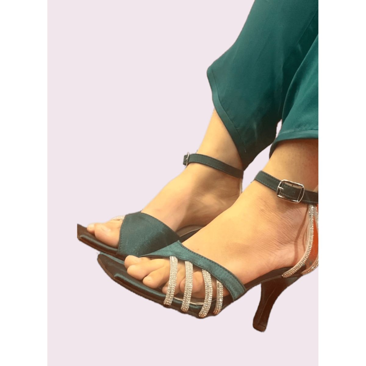 Buy Women Shoes Online| Melissa Sandals | Melissa Shiny Heel Ii Ad Green –  Melissa India
