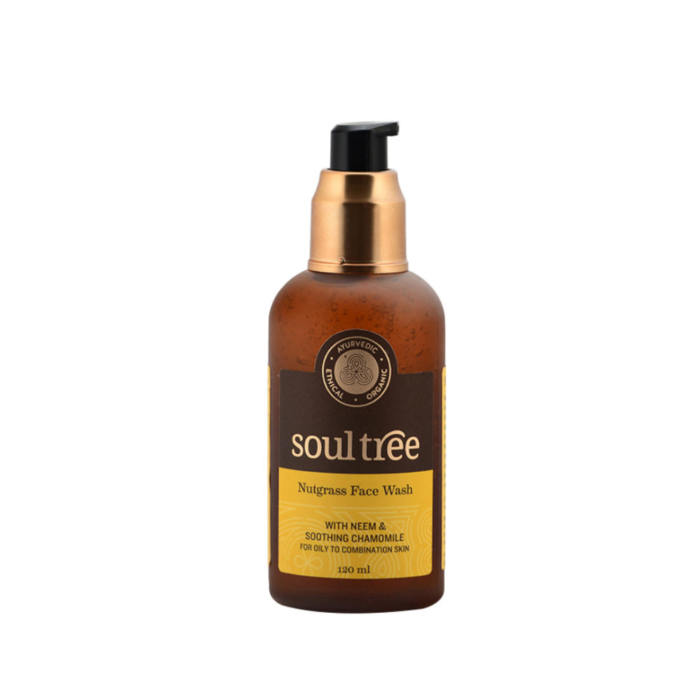 SoulTree Nutgrass Face Wash with Neem & Soothing Chamomile