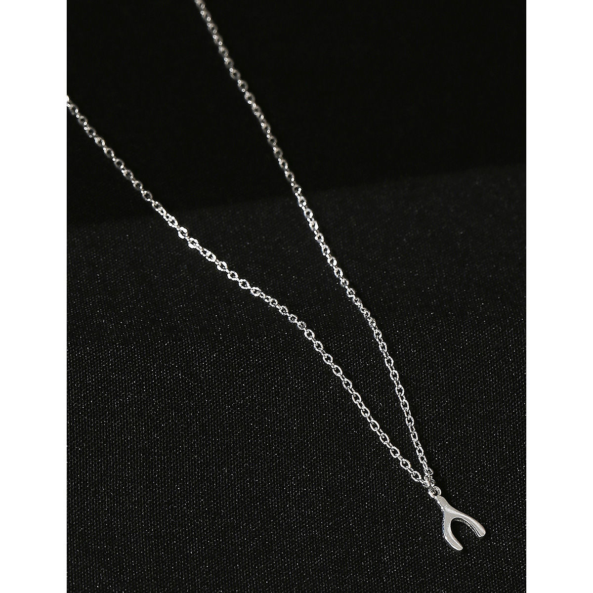 JewelersClub Silver Chain Necklace for Women – .925 Sterling Silver  Wishbone Necklace with Sparkling Genuine Accent White Diamonds – Chic,  Stunning Silver Statement Necklace Gifts by JewelersClub - Walmart.com
