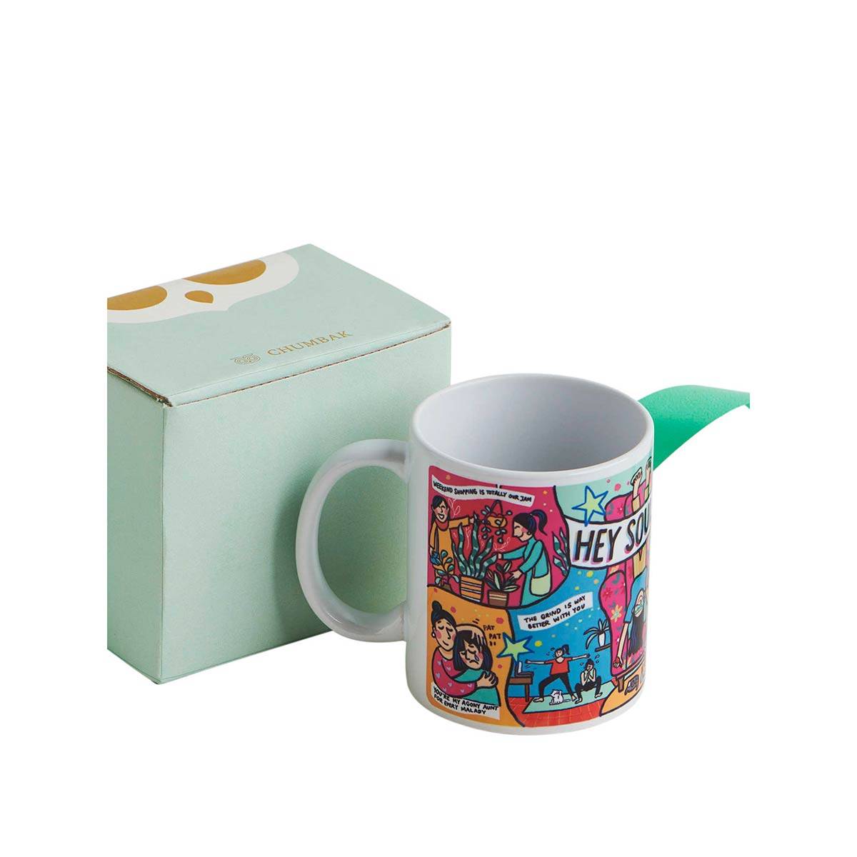 Chumbak Friends Forever Mug (Multicoloured)