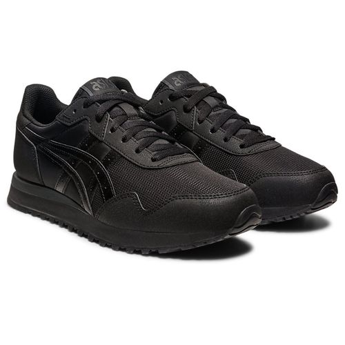 ASICS Tiger Runner Ii Black Mens Standard Width Sneakers
