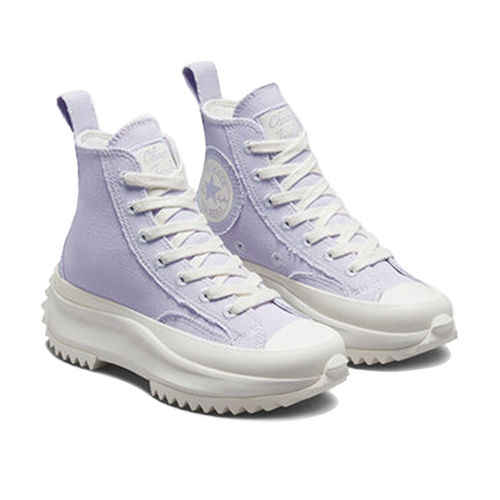 Converse Women Run Star Hike Platform Oversized Patch High Top Sneakers (UK  3)