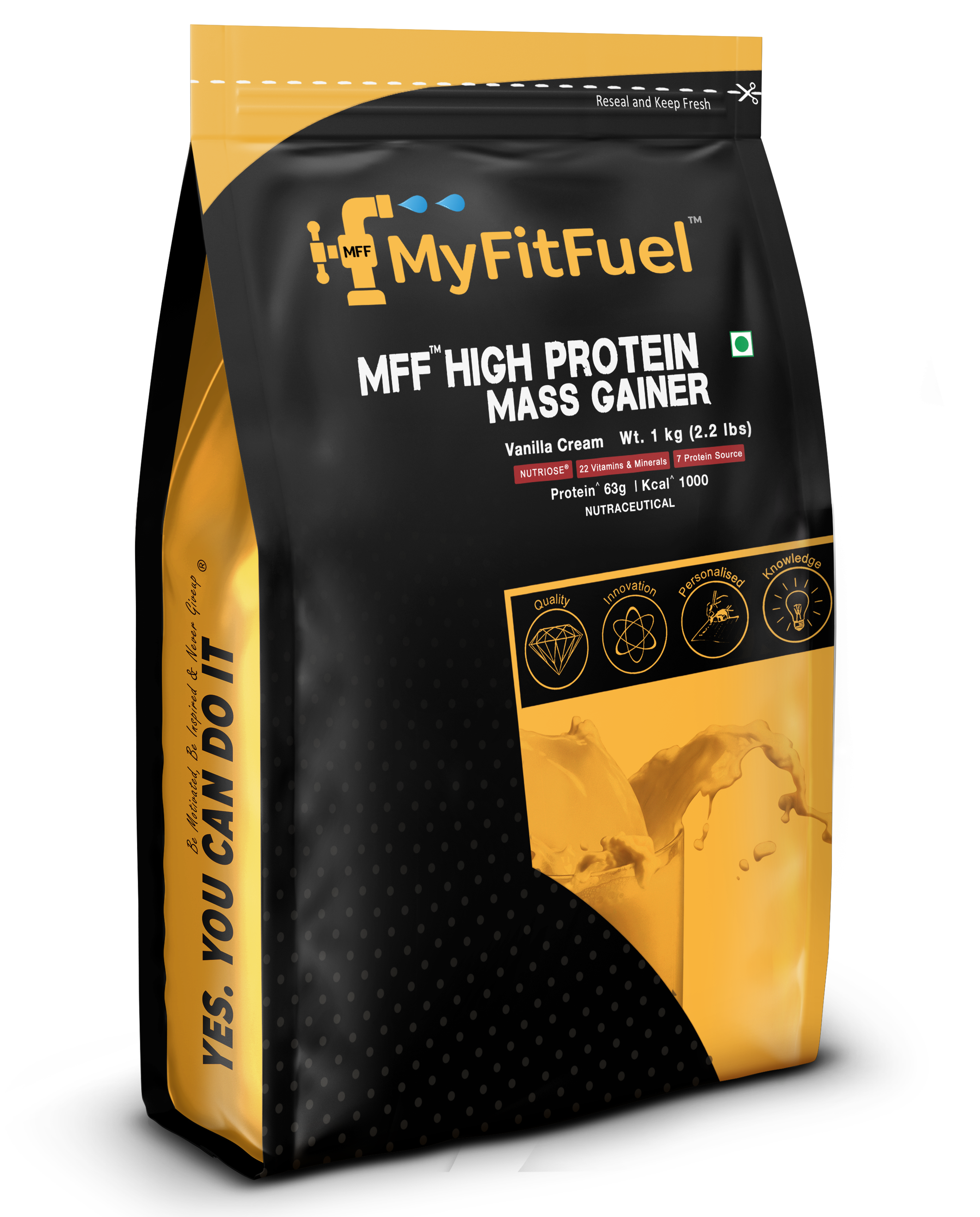 MyFitFuel High Protein Mass Gainer, Vanilla Crème