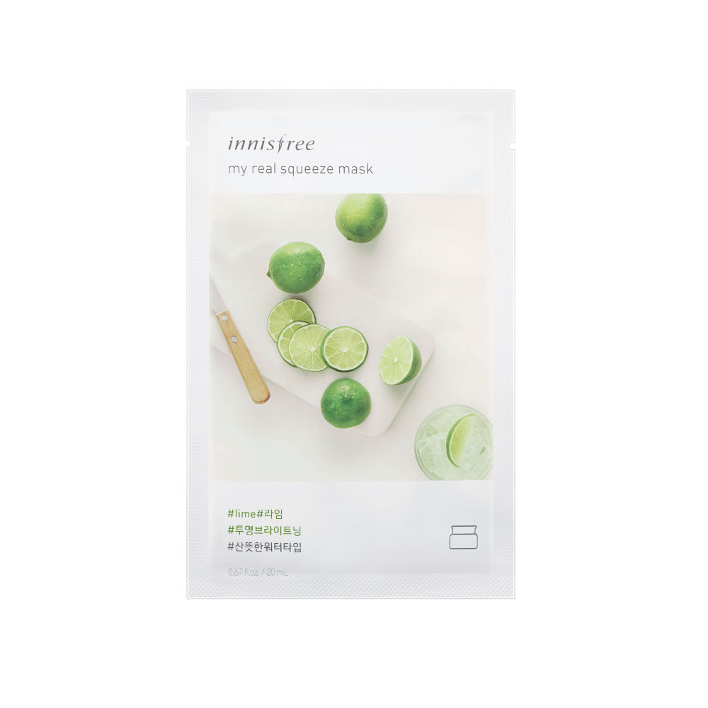 Innisfree My Real Squeeze Sheet Mask - Lime