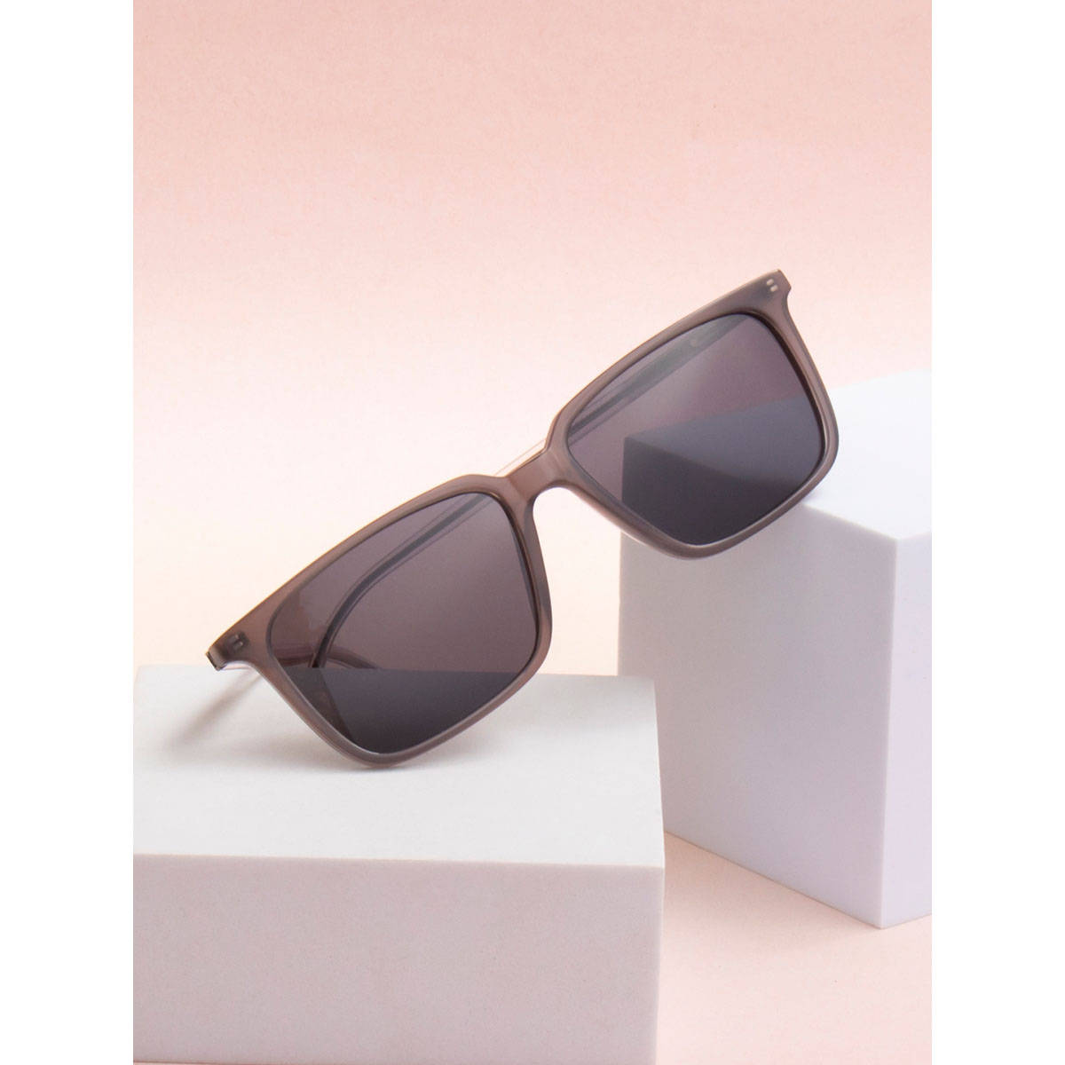 TED SMITH Unisex Black Premium Italian Acetate Sunglasses With Polarized Lenses