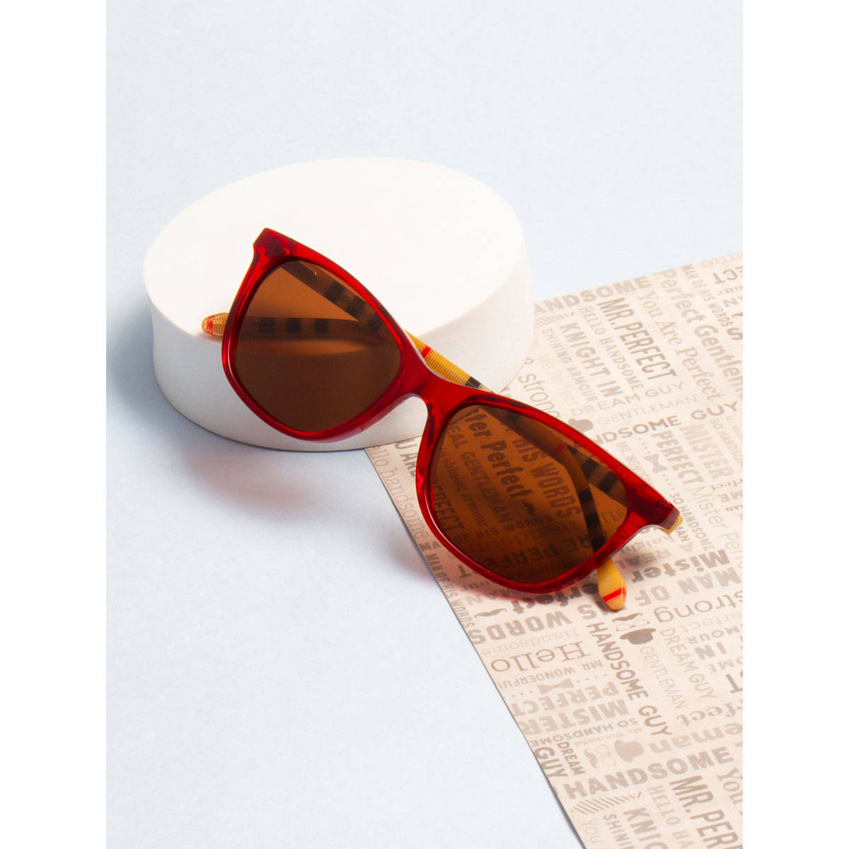 TED SMITH Women Brown Premium Italian Acetate Sunglasses With Polarized Lenses