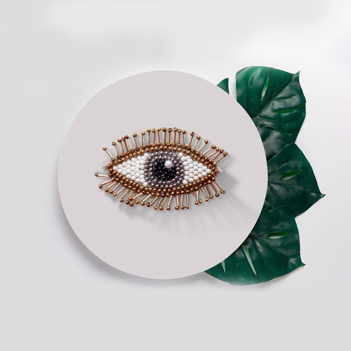 Hair Drama Co. Evil Eye Hair Clip - Gold