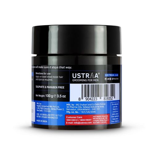 Ustraa Strong Hold Hair Wax - Matte Look: Buy Ustraa Strong Hold Hair Wax -  Matte Look Online at Best Price in India | NykaaMan