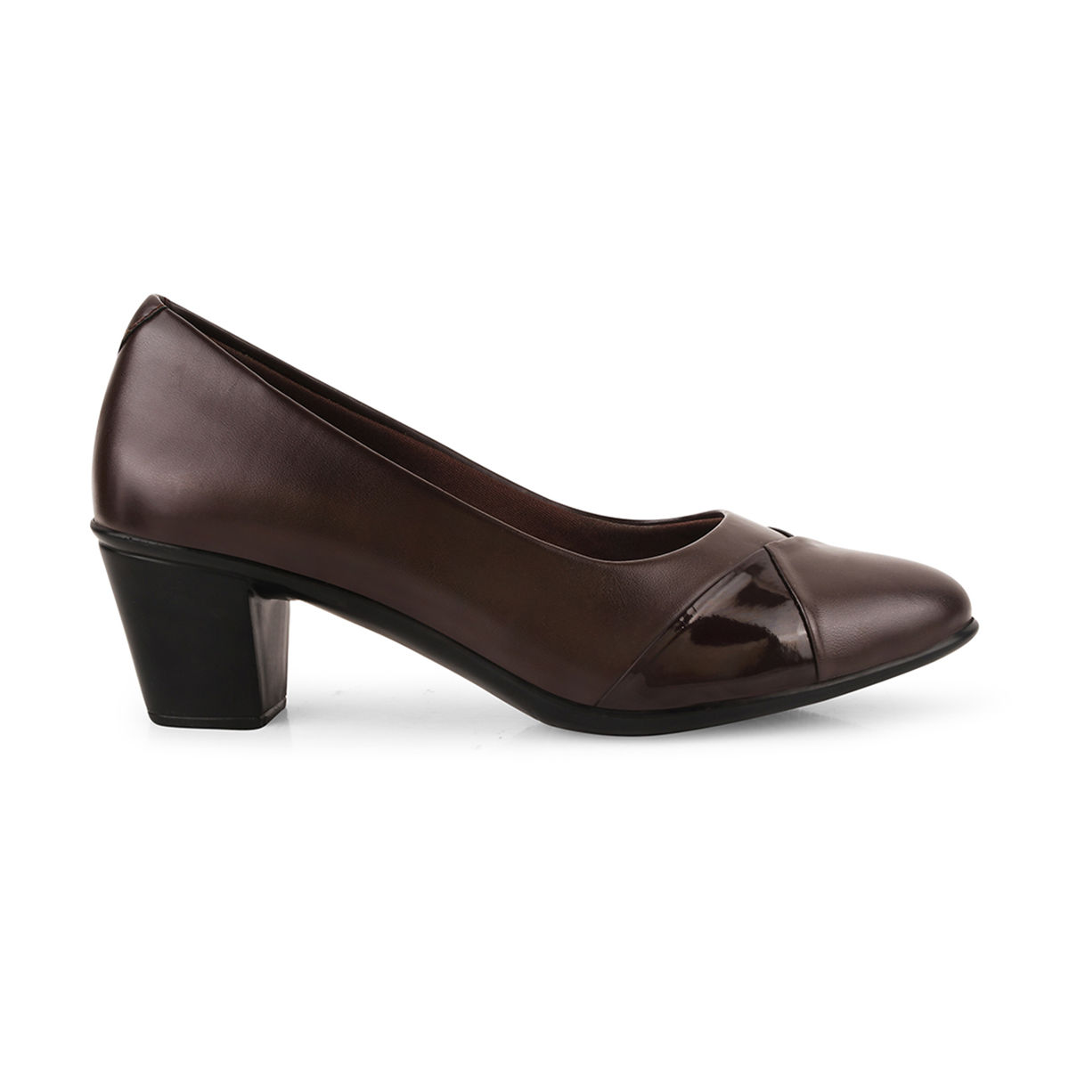 Buy SHUZ TOUCH Women Heeled Bellies Brown Online
