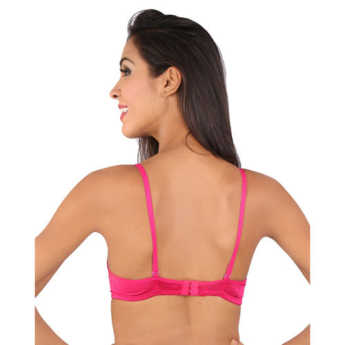 Buy Bralux Women's Trishna Lace Padded B Cup Bra Nude Online