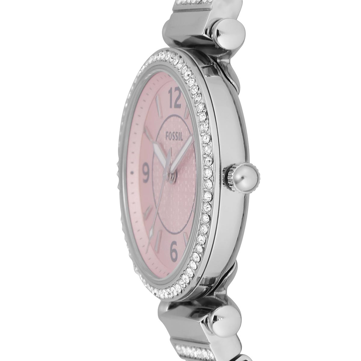 Fossil Carlie Silver Watch ES5189: Buy Fossil Carlie Silver Watch