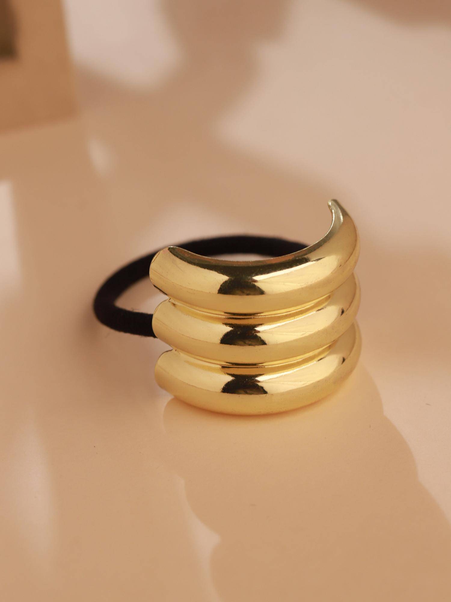 Voylla Women Gold Alloy Hair Bands