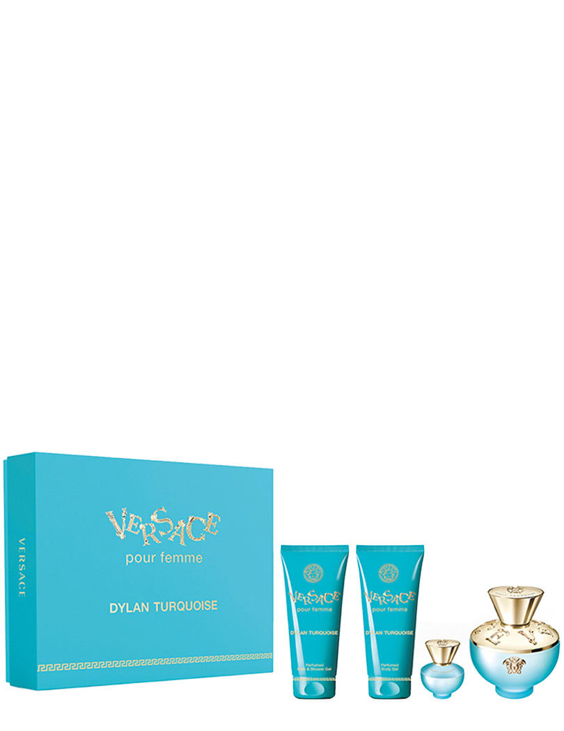 versace turquoise gift set