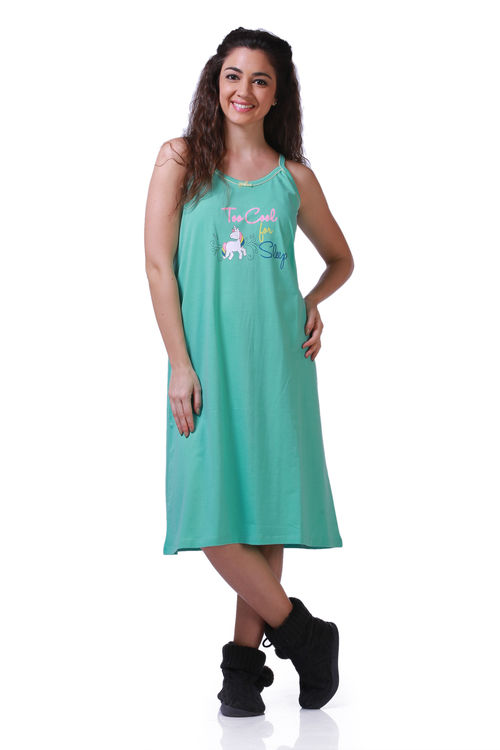 De Nap Unicorn Short Nighty Green Buy De Nap Unicorn Short Nighty Green Online At Best Price In India Nykaa