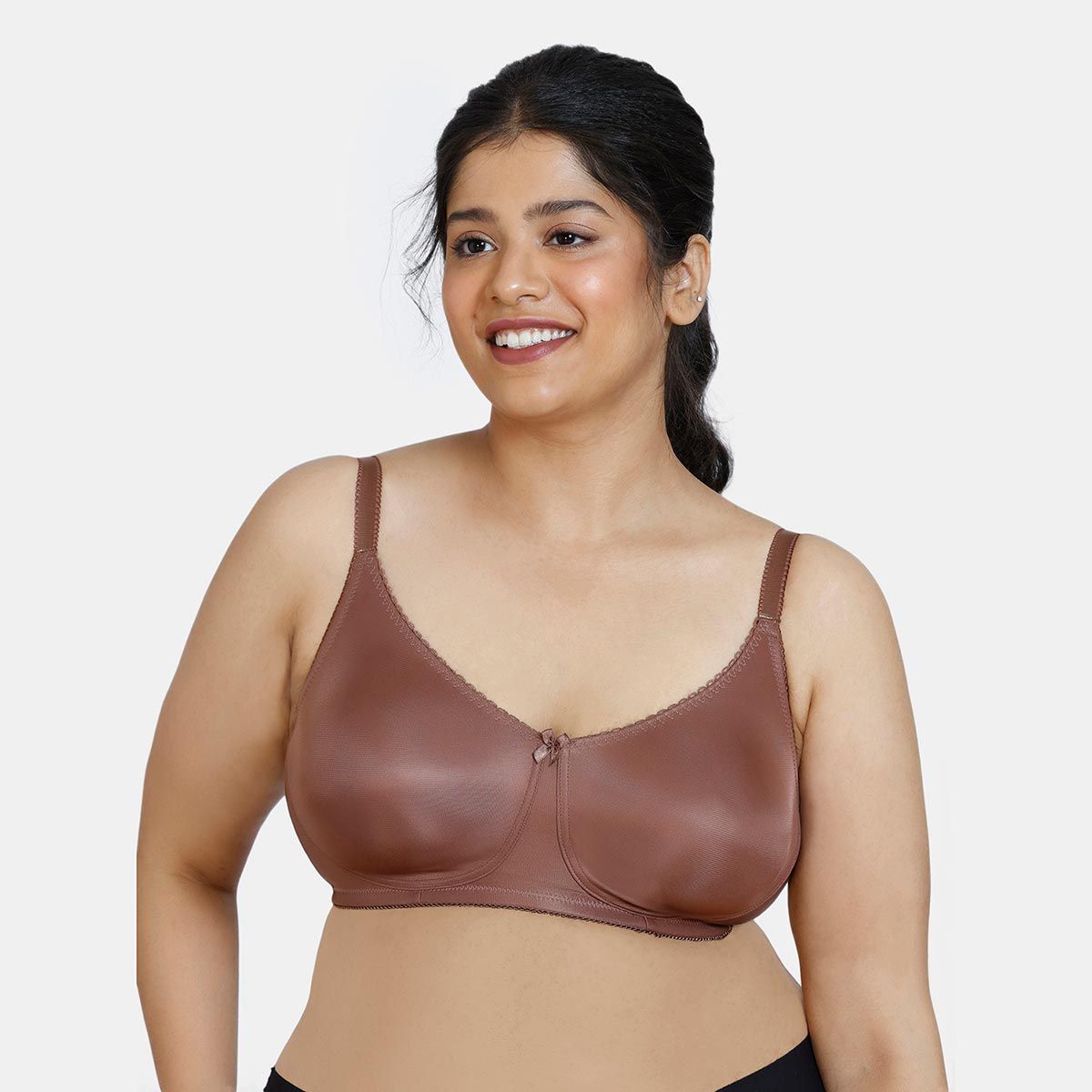 Buy Zivame Quattro Support Full Coverage Bra With Side Shaping  Panels-Maroon (C-G) at Rs.995 online