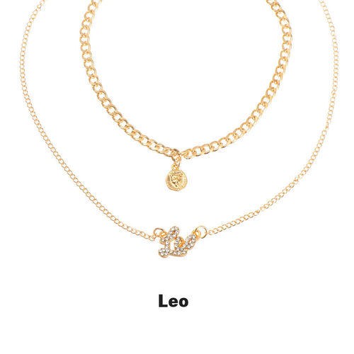 Buy Jewels Galaxy Jewellery For Women Gold Plated Leo Layered